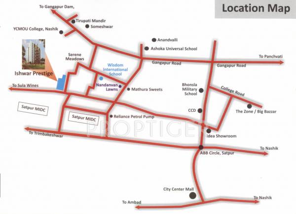 Images for Location Plan of Samnani Ishwar Prestige