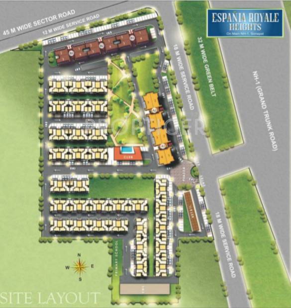 Images for Site Plan of TDI Espania Royale Heights