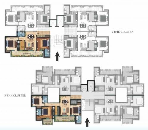  espania royale heights Tower  A1 Cluster Plan