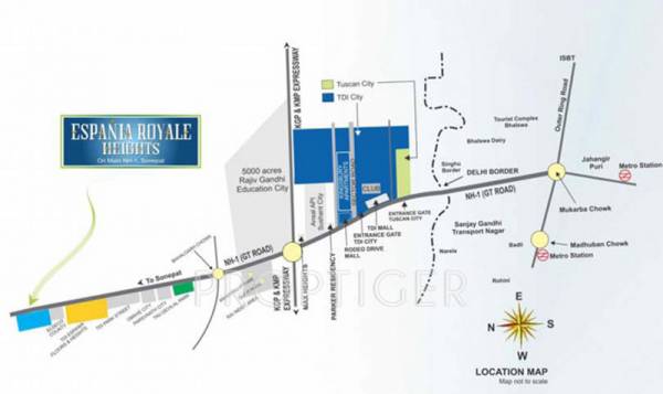 Images for Location Plan of TDI Espania Royale Heights Images for Location Plan of TDI Espania Royale Heights