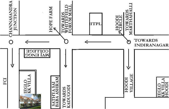  krishna kuteer white house phase 2 Location Plan