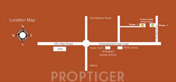 Images for Location Plan of Ieglo Developers Krishna Kuteer White House Phase 2