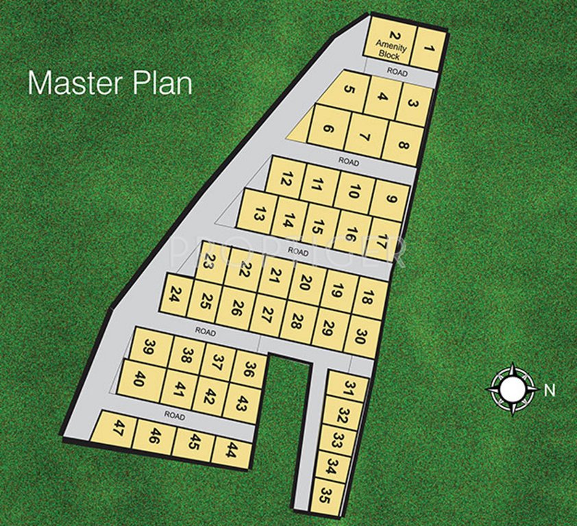 Images for Master Plan of Ieglo Developers Krishna Kuteer White House Phase 2