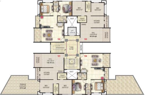  prasanna Images for Cluster Plan of Renuka Prasanna