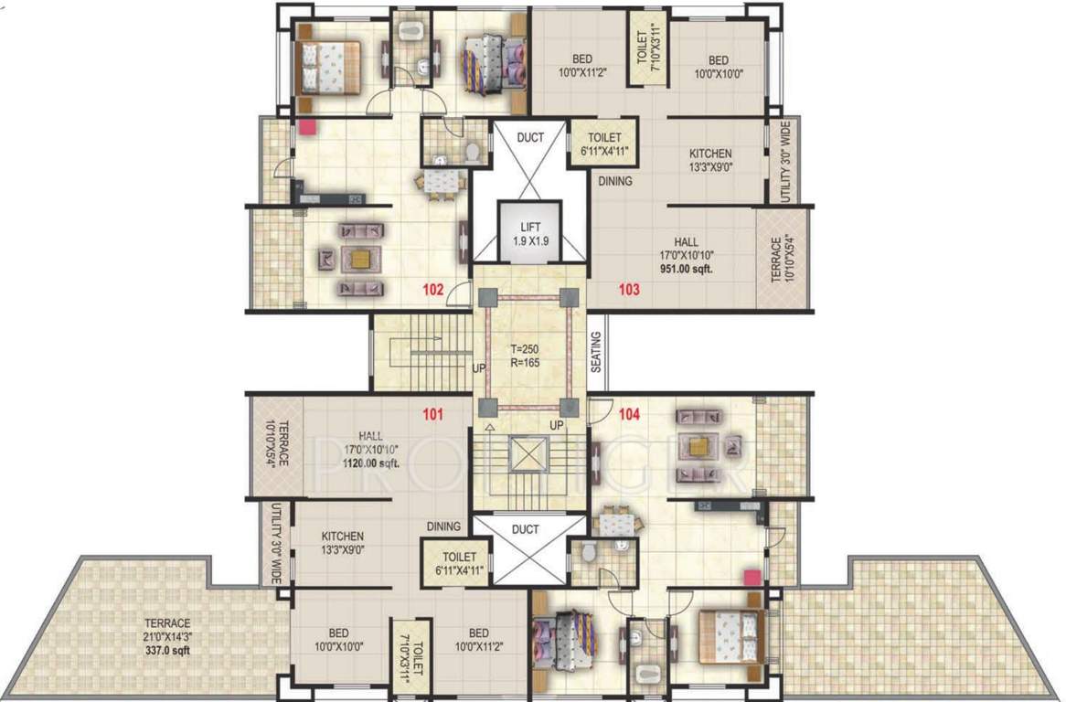  prasanna Images for Cluster Plan of Renuka Prasanna