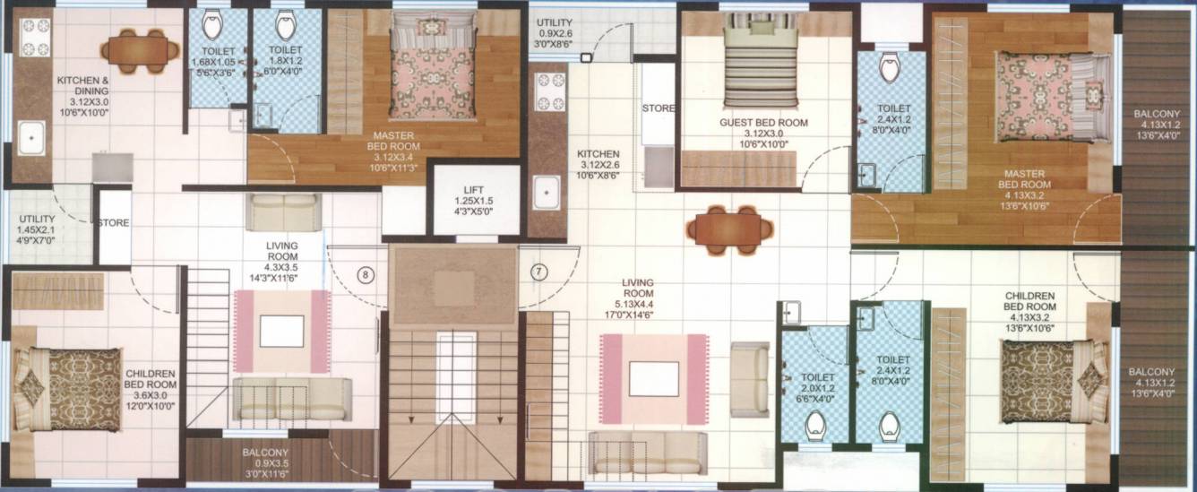 Images for Cluster Plan of Krystal Kamal