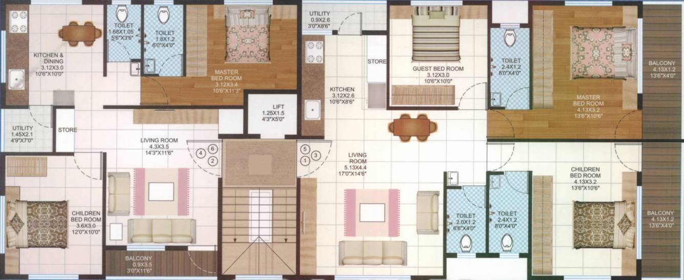 Images for Cluster Plan of Krystal Kamal