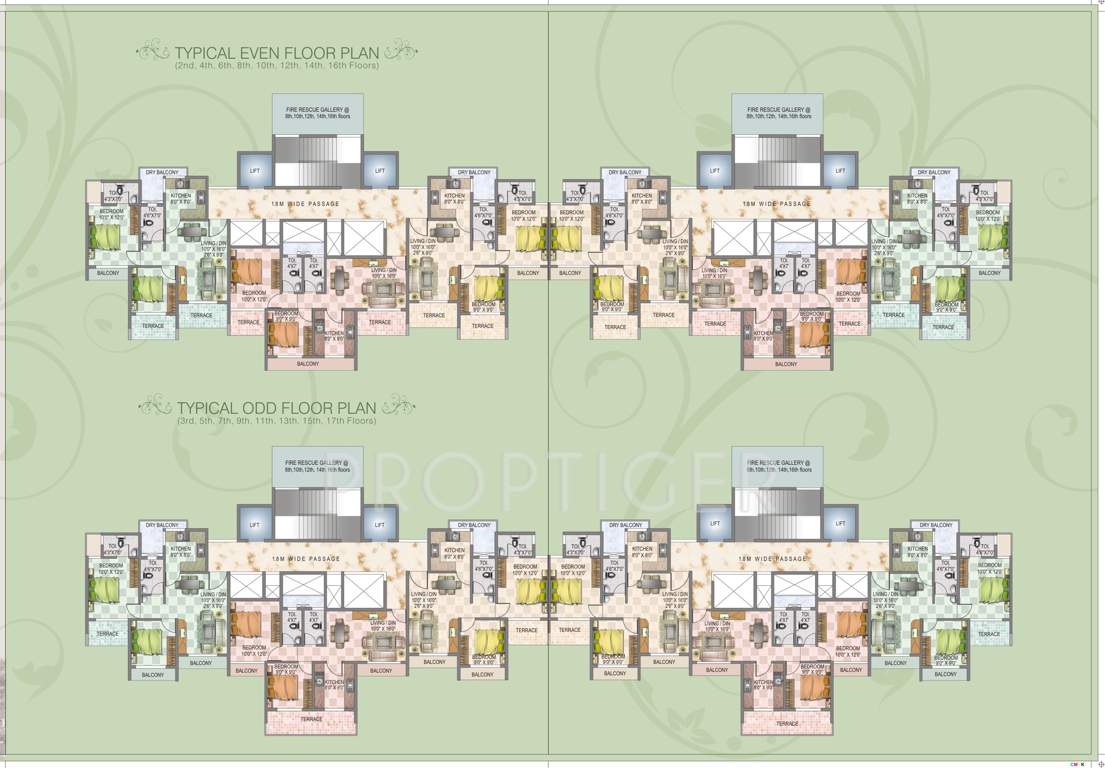 Images for Cluster Plan of Bathija Siddhivinayak Twins