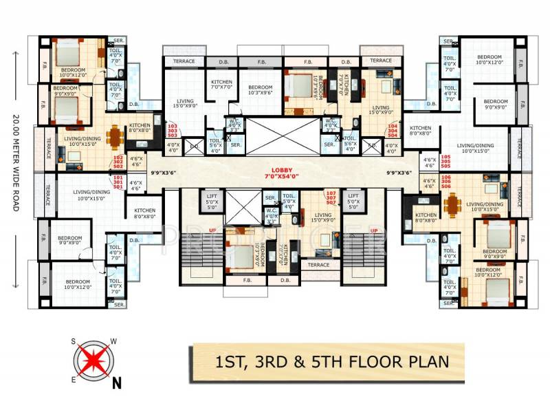 Images for Cluster Plan of Bathija Arjun Residency