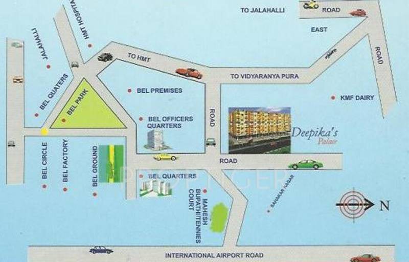 gruha-deepika-builders deepikas-palace Location Plan