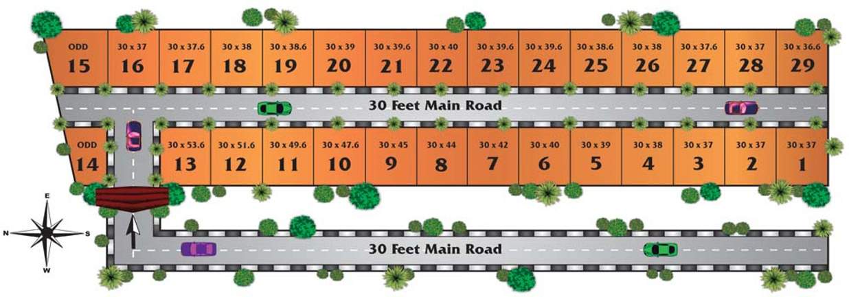  north city Images for Layout Plan of Aakruthi North City