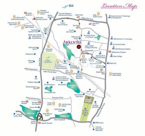 north-city Images for Location Plan of Aakruthi North City