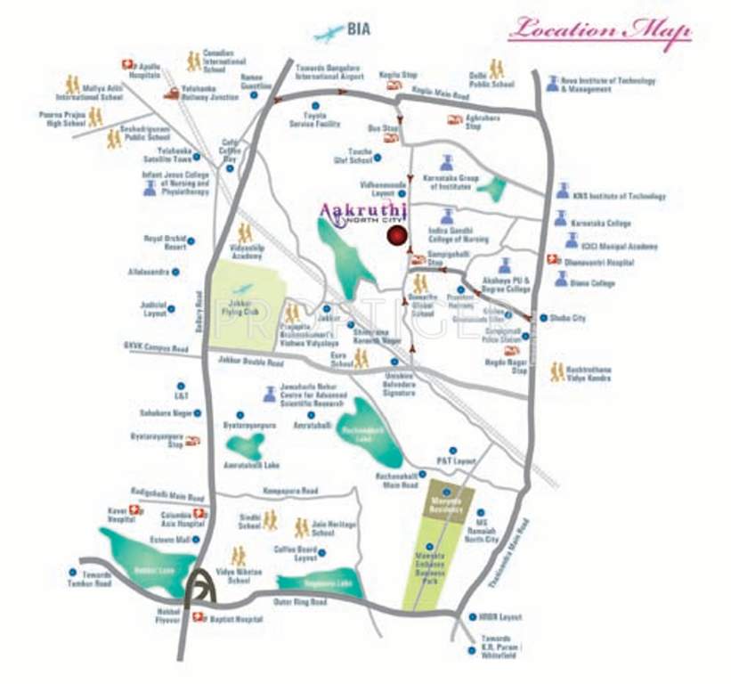  north city Images for Location Plan of Aakruthi North City