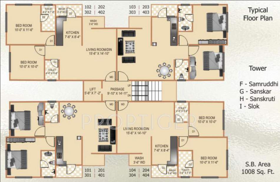 Images for Cluster Plan of Shivam Shivalay Residency