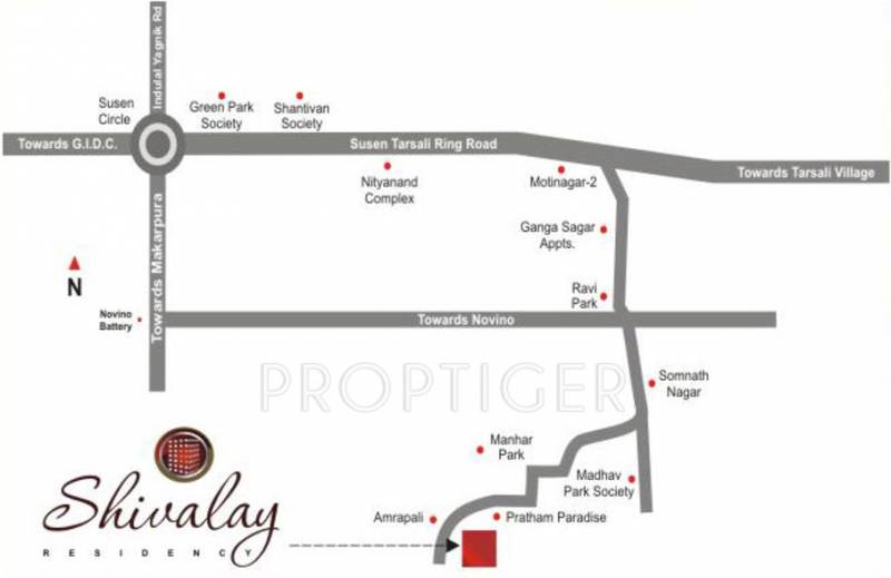 Images for Location Plan of Shivam Shivalay Residency