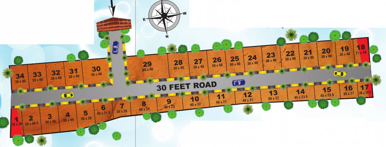 Images for Layout Plan of Aakruthi Paradise