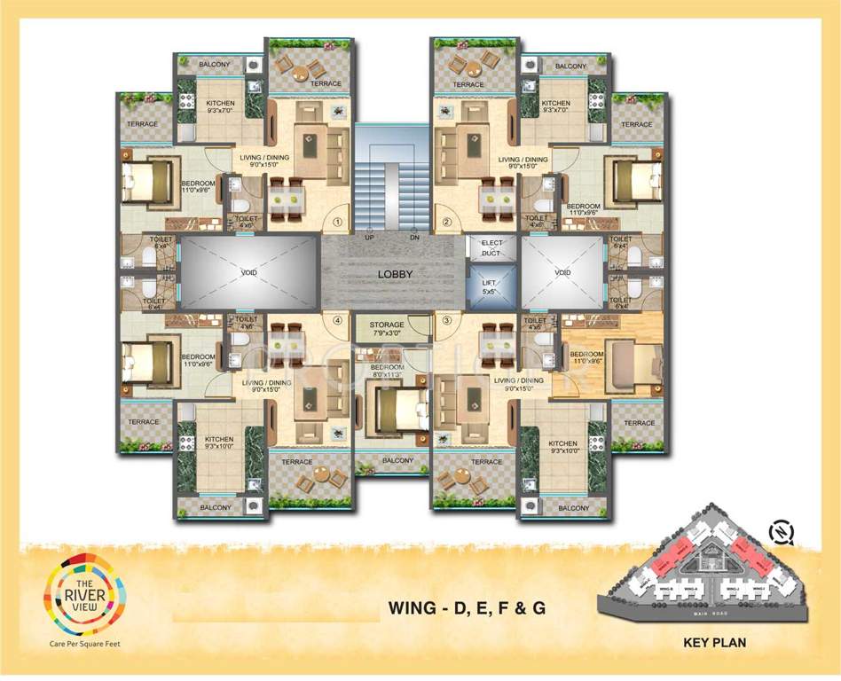 Images for Cluster Plan of Salasar The Riverview