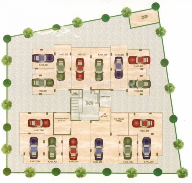 Images for Site Plan of Sheth Oscar Classic G