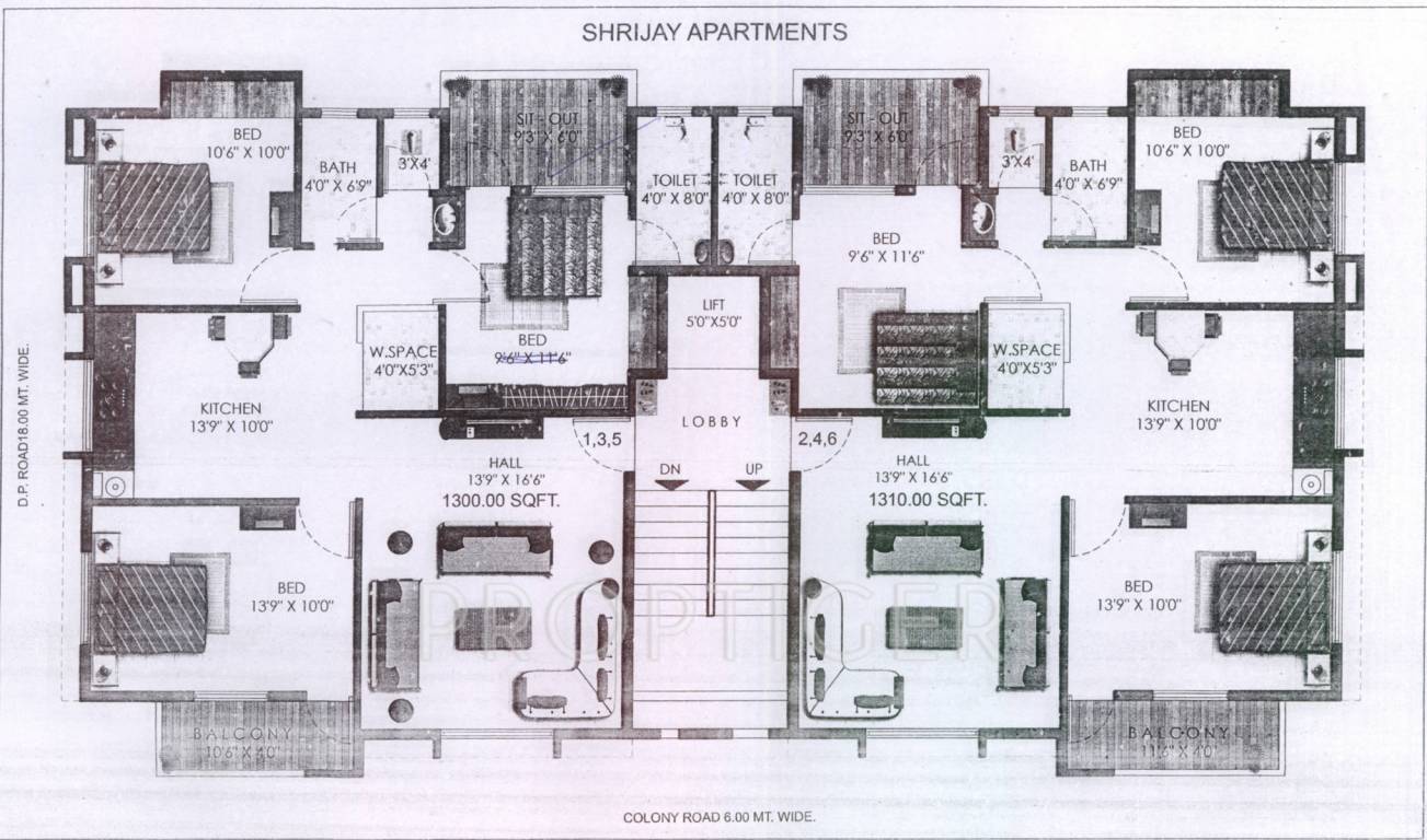 Images for Cluster Plan of Vinayaka Shrijay Apartment