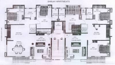 Images for Cluster Plan of Vinayaka Shrijay Apartment