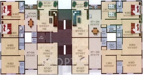 Images for Cluster Plan of Siddhi Pooja Glory