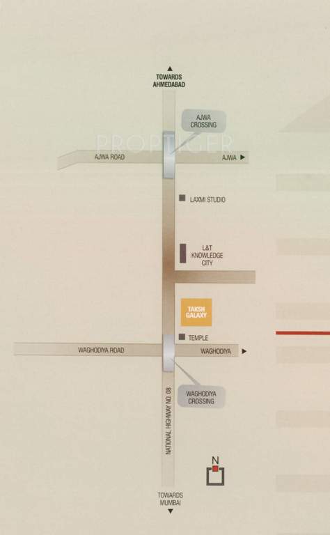 galaxy Images for Location Plan of Taksh Galaxy