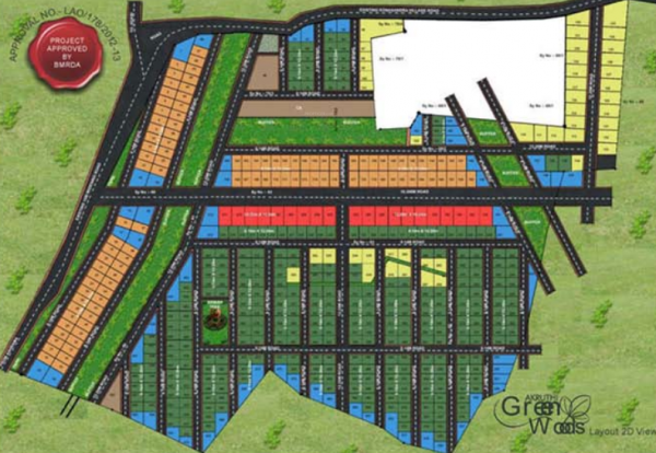 Layout Plan akruthi-green-woods Layout Plan