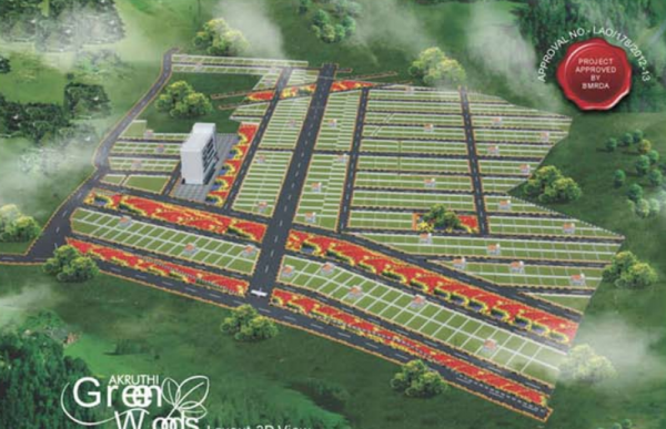 Layout Plan akruthi-green-woods Layout Plan