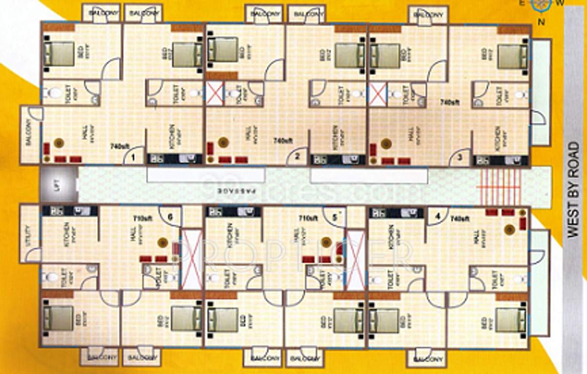 Images for Cluster Plan of Lakshmi Lakshmi Nilayam