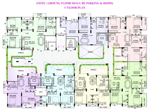 Images for Cluster Plan of Gold Govind Apartment