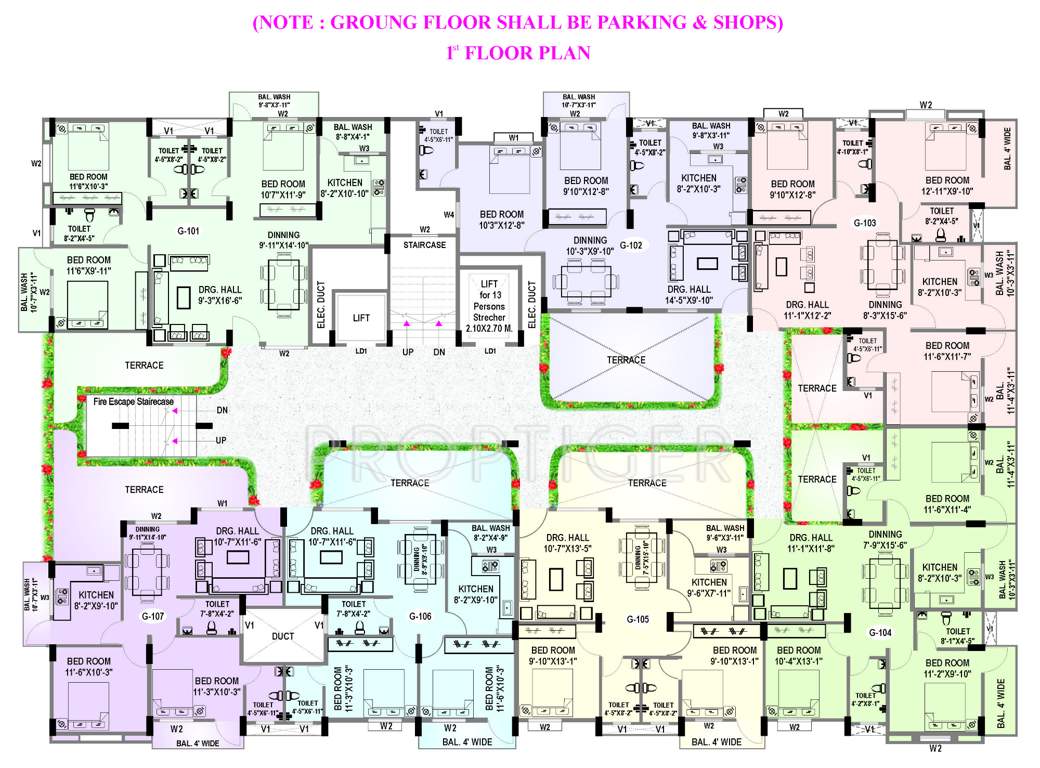 Images for Cluster Plan of Gold Govind Apartment