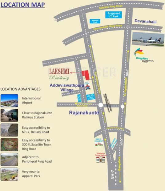 surabhi-estates lakshmi-residency Location Plan