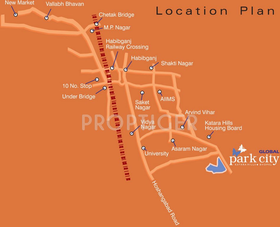 global megaventure pvt ltd park city Location Plan