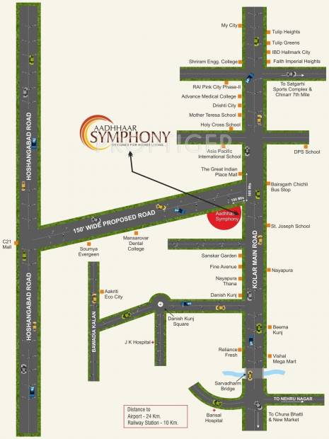 Images for Location Plan of Aadhhaar Symphony