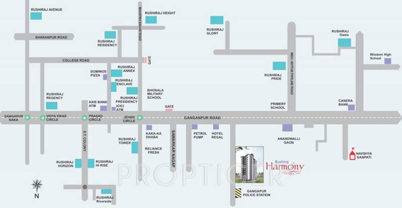 Images for Location Plan of Rushiraj Harmony