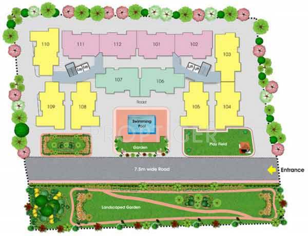 rsr-housing-and-construction-pvt-ltd opel-regency Layout Plan