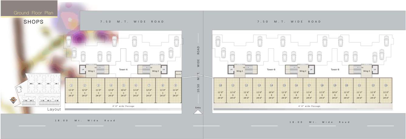  height Images for Cluster Plan of Wisteria Height