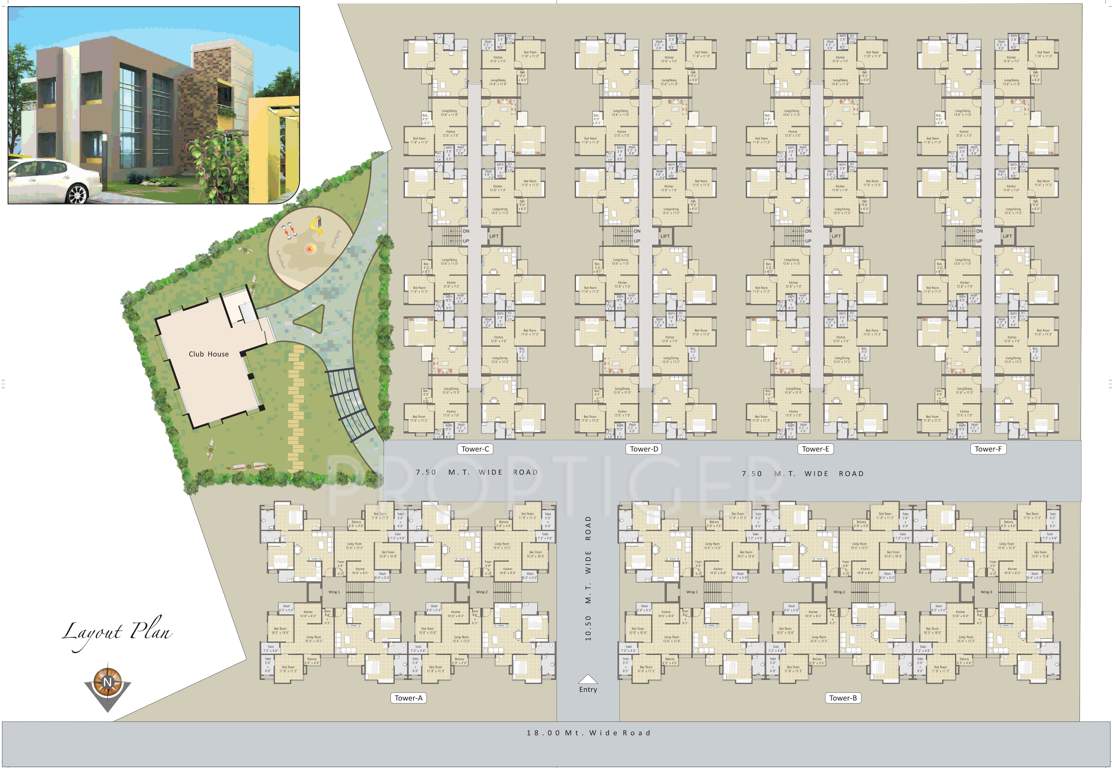  height Images for Layout Plan of Wisteria Height