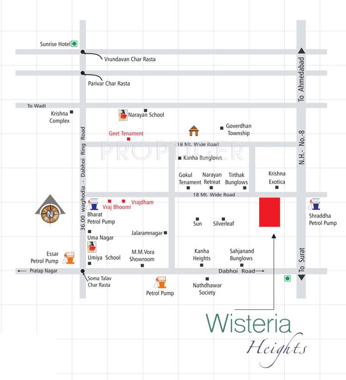  height Images for Location Plan of Wisteria Height