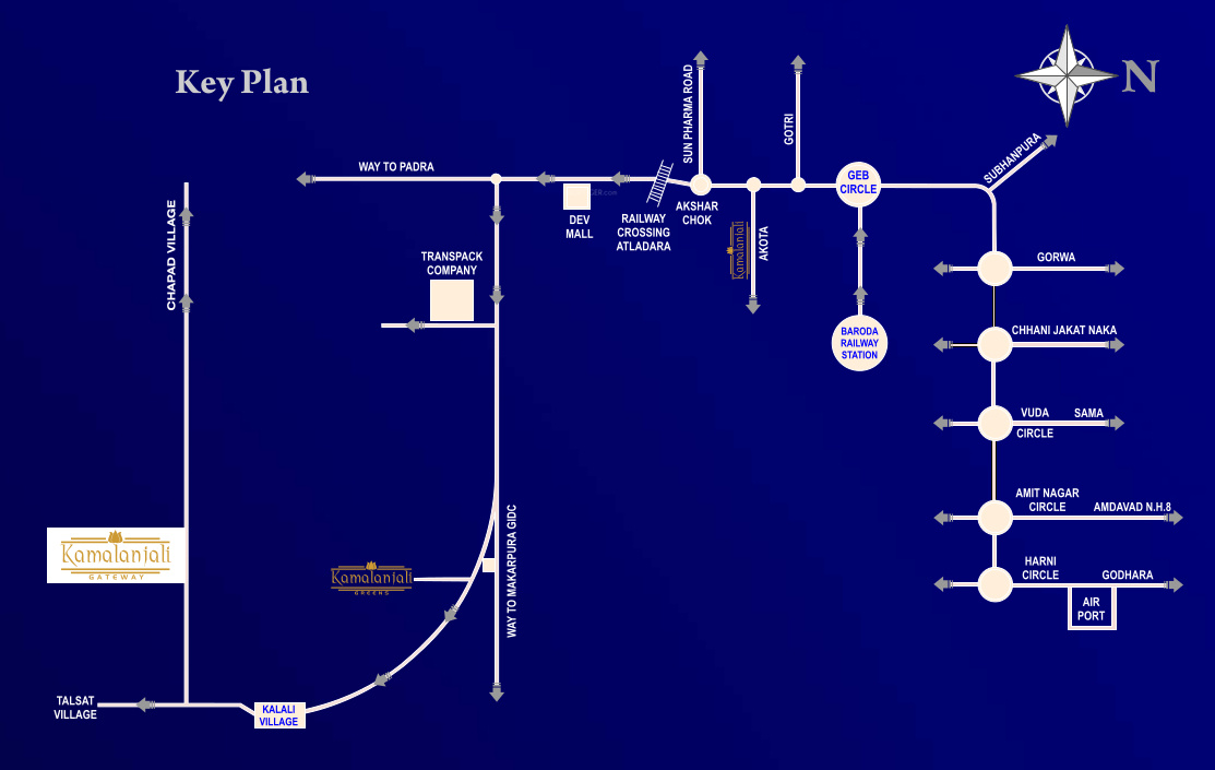 Images for Location Plan of Prasanna Kamlanjali Gateway