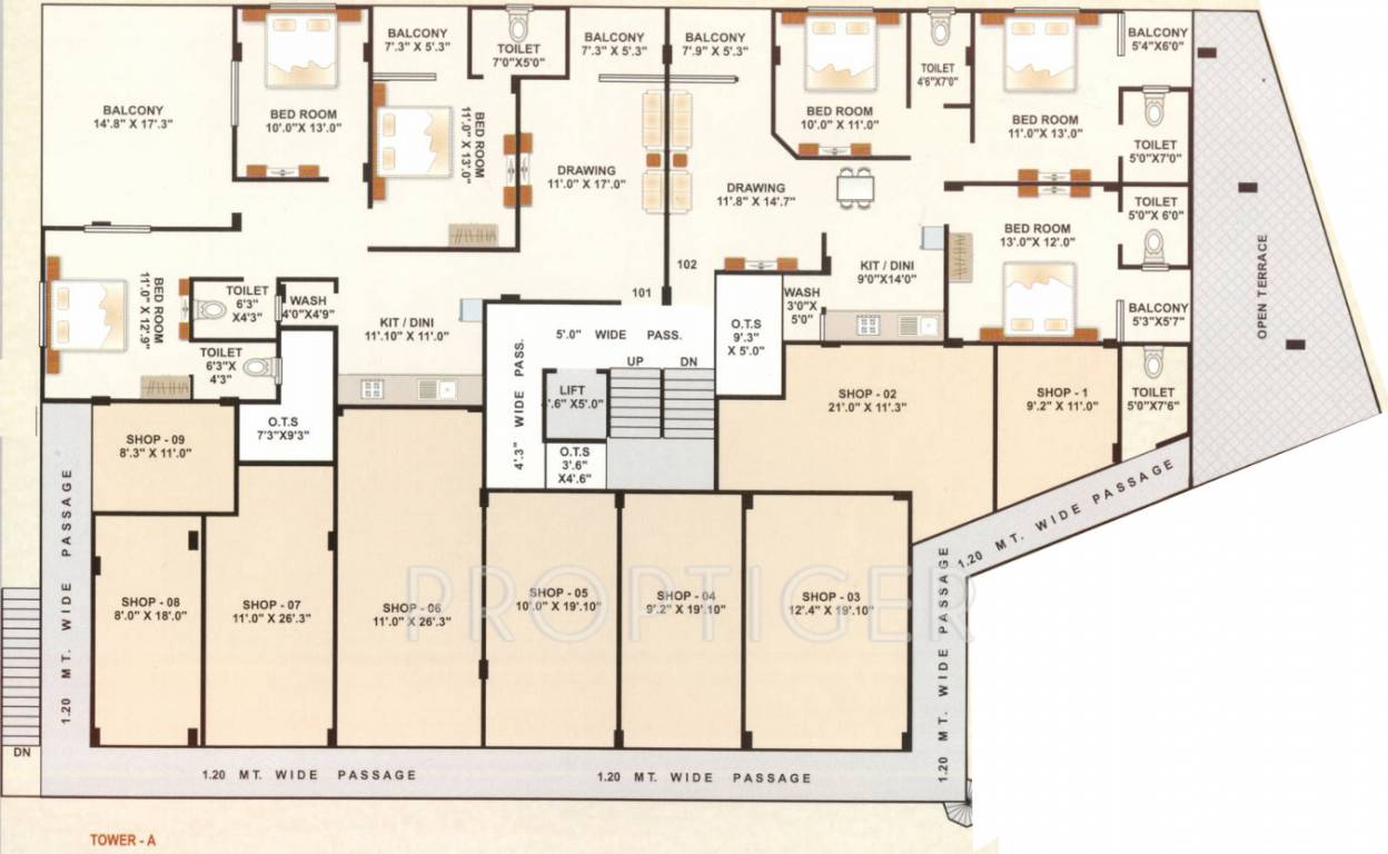 Images for Cluster Plan of Shiv Spandan Enterprise Heights