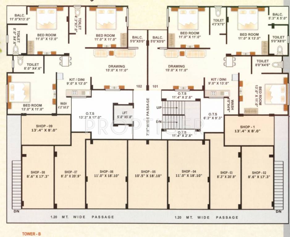 Images for Cluster Plan of Shiv Spandan Enterprise Heights