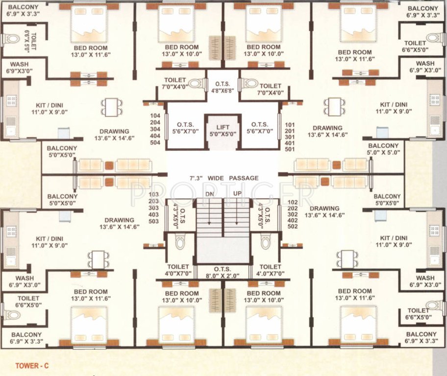 Images for Cluster Plan of Shiv Spandan Enterprise Heights
