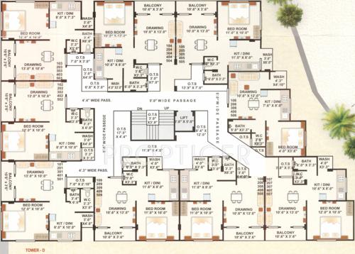Images for Cluster Plan of Shiv Spandan Enterprise Heights Images for Cluster Plan of Shiv Spandan Enterprise Heights