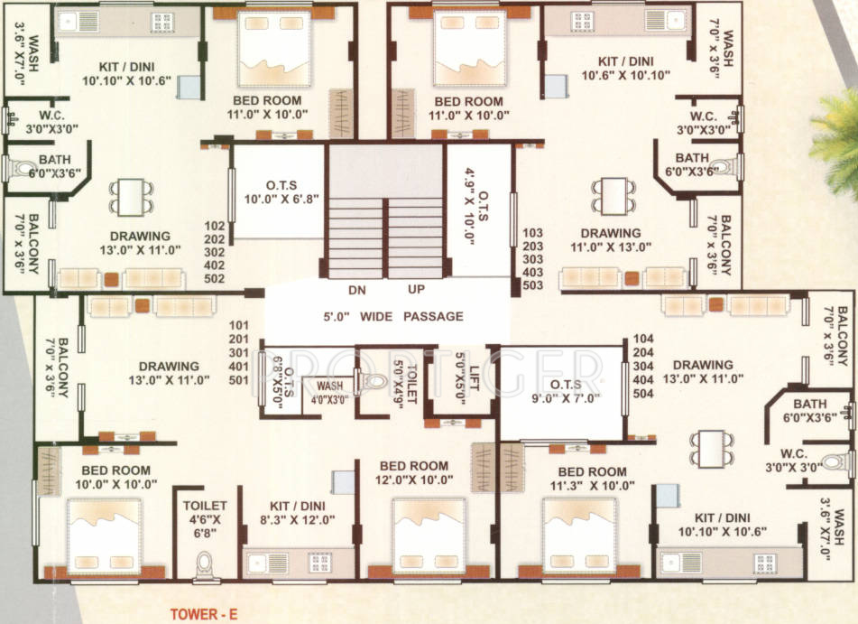 Images for Cluster Plan of Shiv Spandan Enterprise Heights