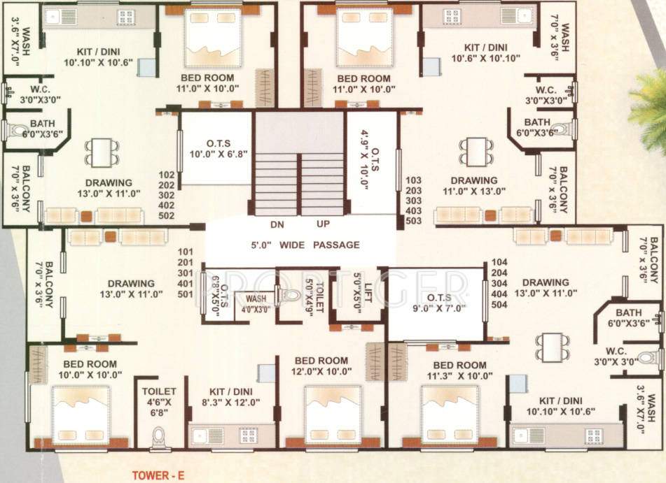 Images for Cluster Plan of Shiv Spandan Enterprise Heights