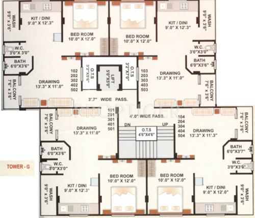 Images for Cluster Plan of Shiv Spandan Enterprise Heights Images for Cluster Plan of Shiv Spandan Enterprise Heights