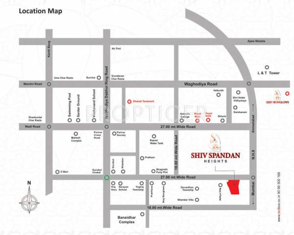 Images for Location Plan of Shiv Spandan Enterprise Heights Images for Location Plan of Shiv Spandan Enterprise Heights