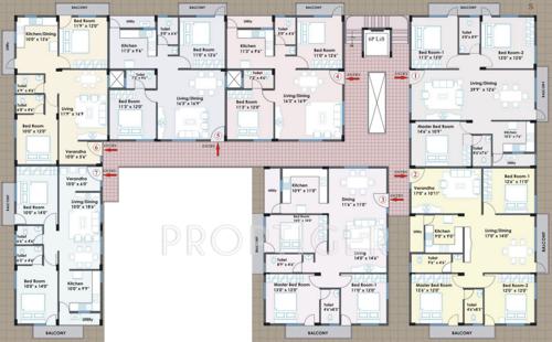 Images for Cluster Plan of Flora n Flora Anand Kuteera