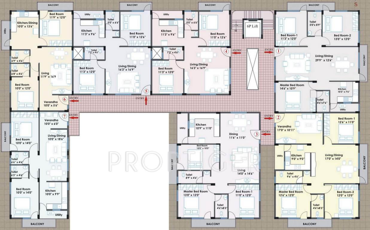 Images for Cluster Plan of Flora n Flora Anand Kuteera